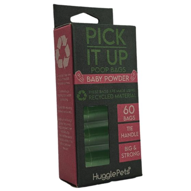 HugglePets Pick It Up Baby Powder Dog Pooh Bags