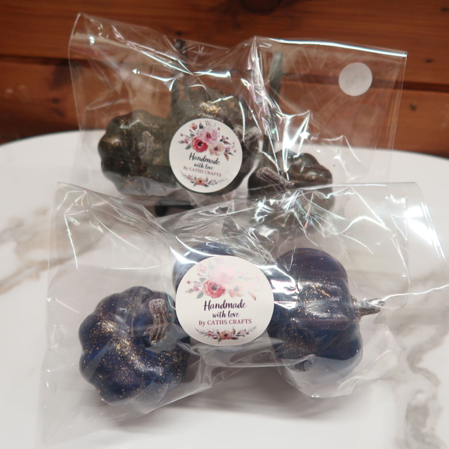 Pack of Decoupage Pumpkins