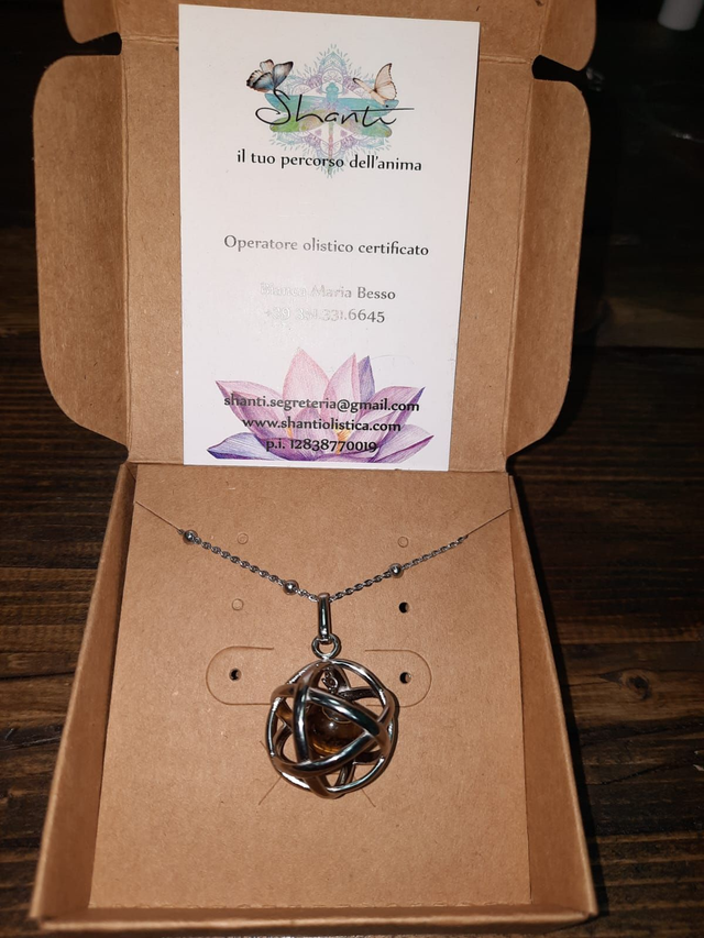 Amuleto genesa cristallo naturale