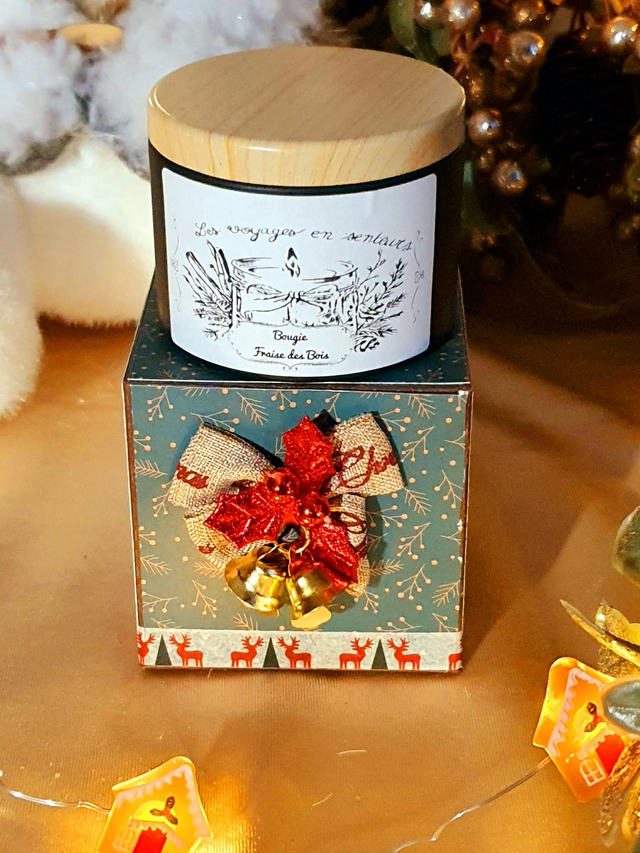 Bougie Fraise des Bois (Rose)