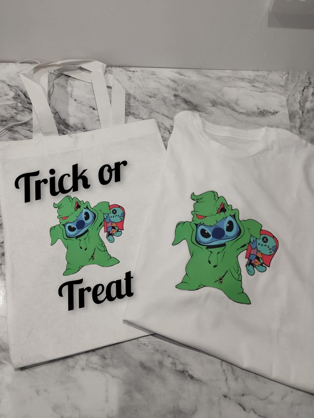  Halloween bag and childs tshirt offer