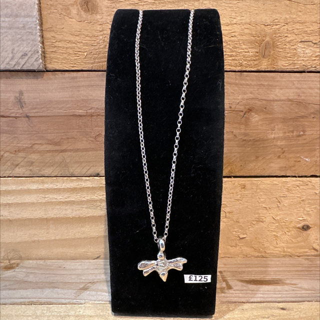 Silver Bee Necklace 