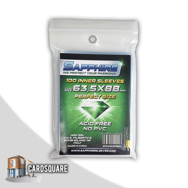 Sapphire - Perfect Size Sleeves - Standard - (100 Sleeves)