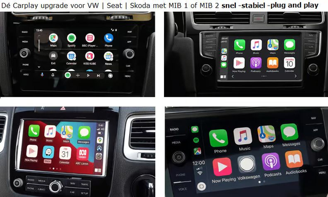 Carplay Module Box Voor VW Seat Skoda Audi MIB MIB2 MIB2.5