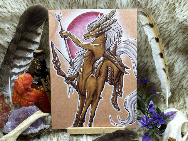 Sagittarius Sagittaire 13X18cm