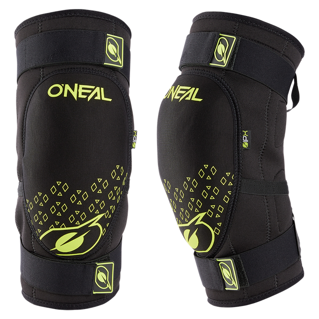 O'NEAL DIRT KNEE GUARD BLACK/NEON YELLOW M