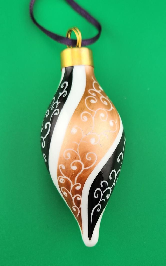 Boule de Noël - ovale - NOD