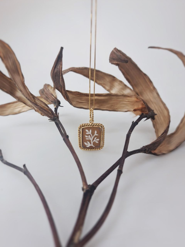 Pendente Cammeo Botanico