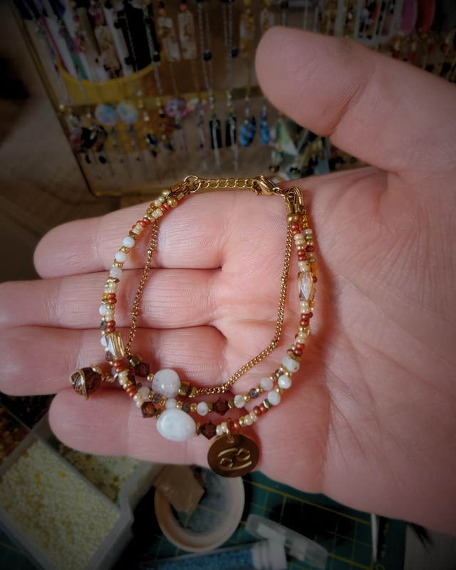 Bracelet Astro Cancer & Pierre de Lune