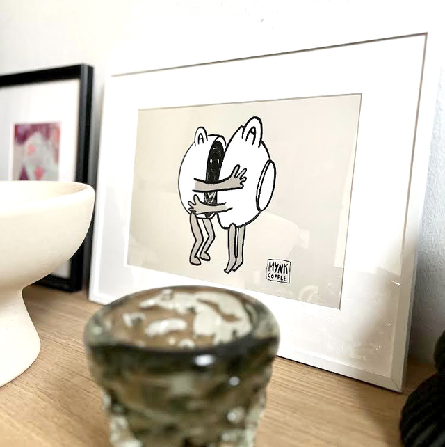 Poster mit Widmung & Signatur A4