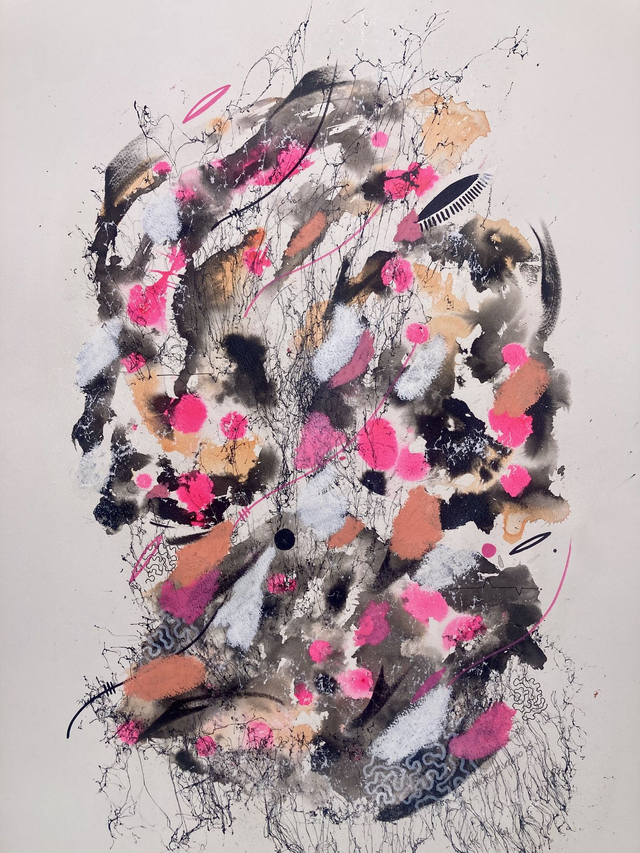 Original mix media on paper 56x76cm
