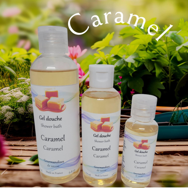 Gel douche senteur Caramel
