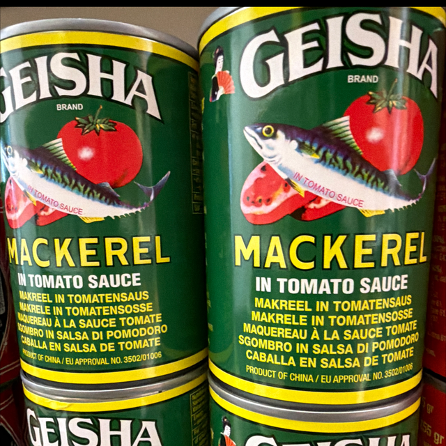 Geisha mackerel tomatoe sauce
