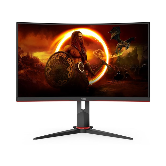 AOC C27G2ZU/BK 27" Full HD VA FreeSync Premium 240Hz Curved Gaming Monitor 