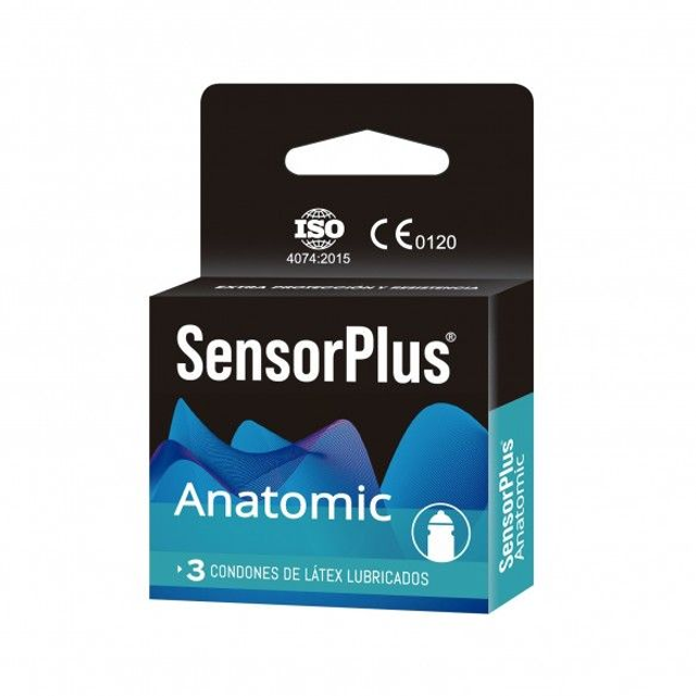 Preservativos Sensor Plus Anatomic 3 Un