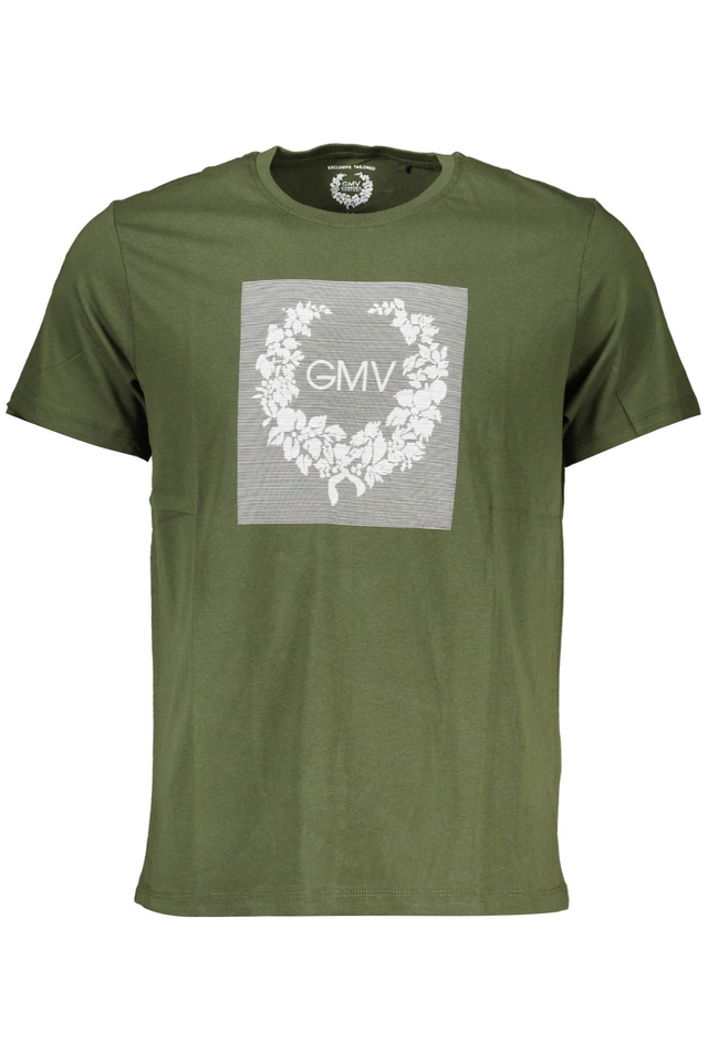 GIAN MARCO VENTURI T-SHIRT MANICHE CORTE UOMO VERDE