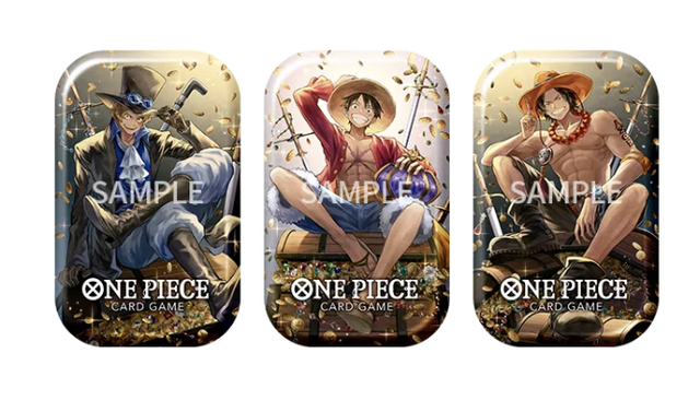 One Piece Card Game Tin Pack Vol.2 Set -EN- (Jedes Motiv 1 x dabei = 3 Tins)