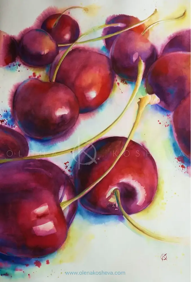 Cherries / poster A3