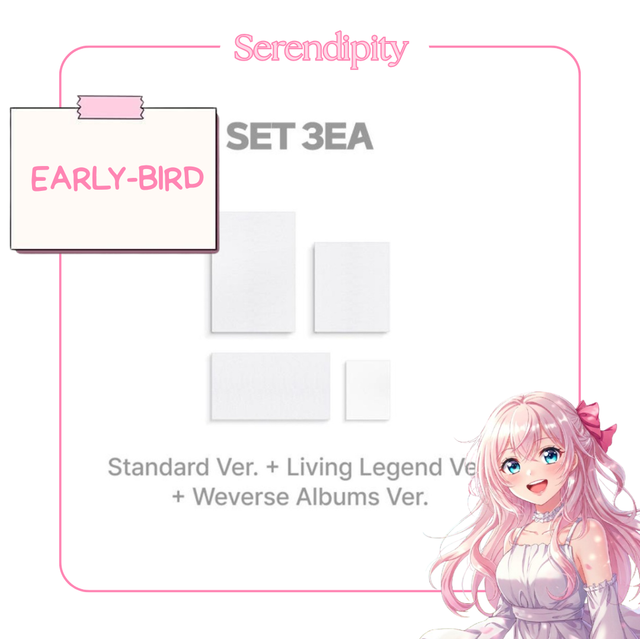 💜 (PRE-ORDER) [EARLY-BIRD] 'ARIRANG' (Set) + 'ARIRANG' (Living Legend Ver.) + 'ARIRANG' (Weverse Albums ver.) Set💜