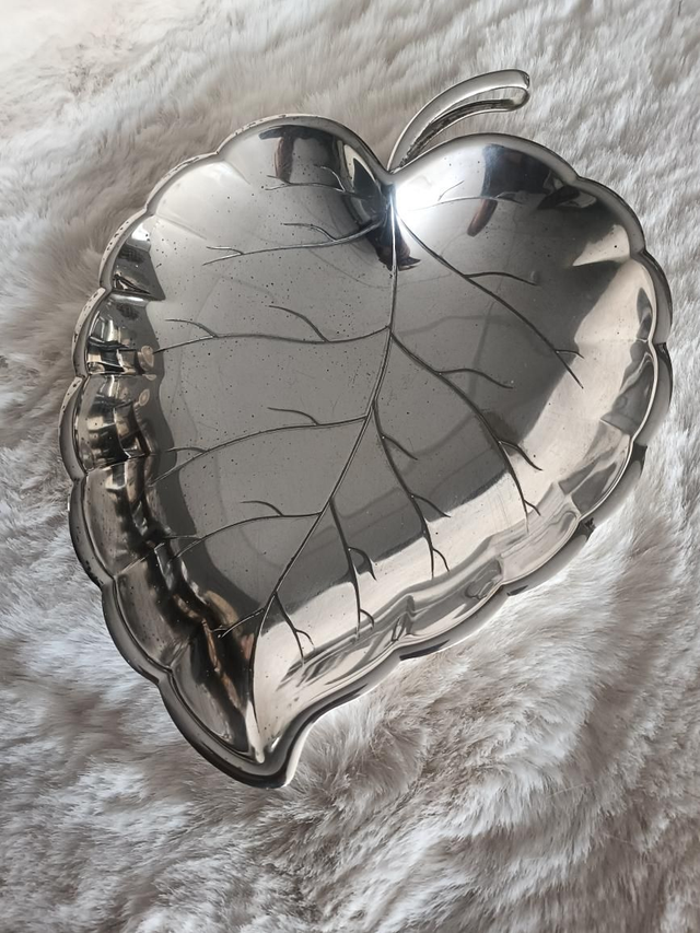 Zilveren bon bon schaal