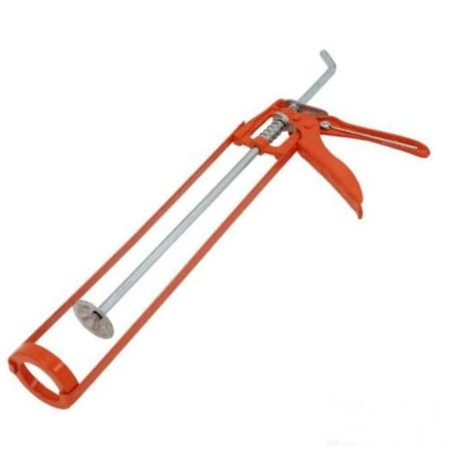 Heavy Duty Silicone Sealant Tube Caulking Skeleton Gun Mastic up to 400ml Orange