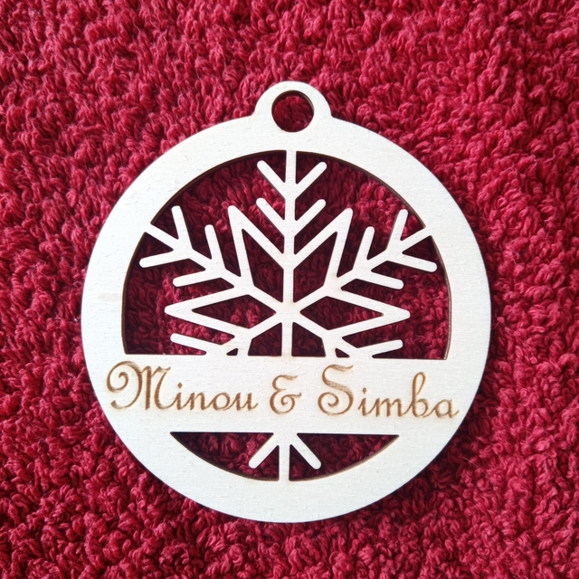 Boule Noël personnalisé / Modèle 08