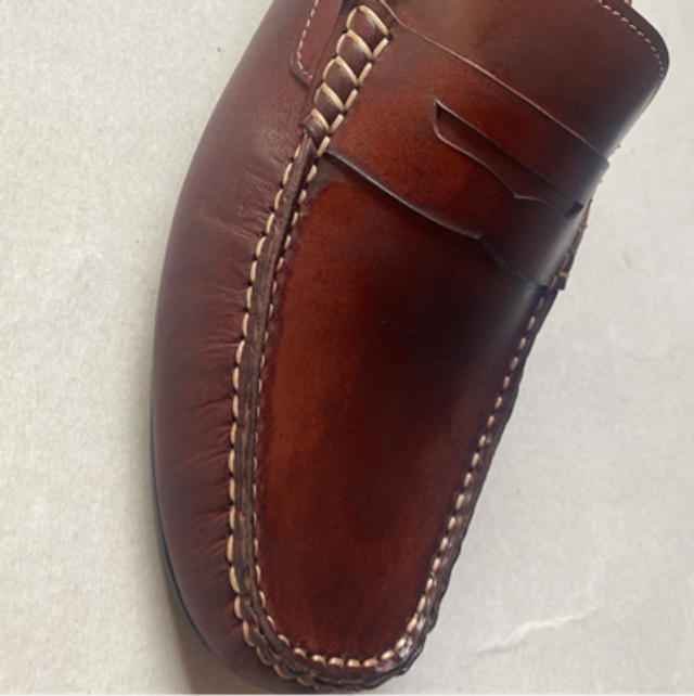 Mocassino In Pelle Color Cognac