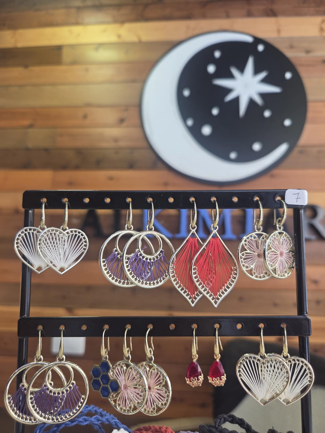 Pendientes hechos a mano