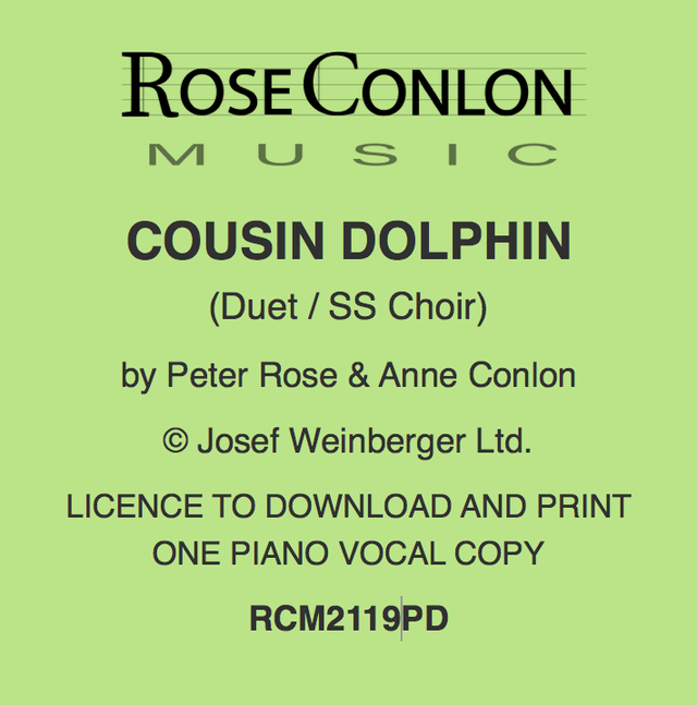 COUSIN DOLPHIN (RCM2119PD)  by Peter Rose &amp; Anne Conlon