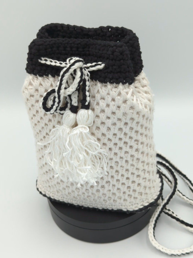 Sac à Dos Noir et Blanc Petit