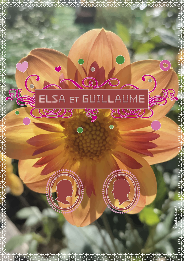 AFFICHE A3 / FLORE (05) personnalisable