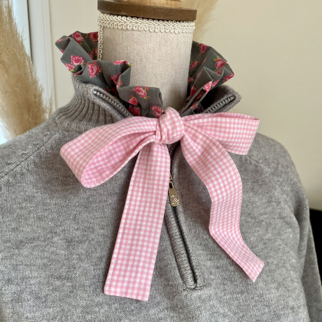 Prévent - Col victorien noeud lavallière fait main 