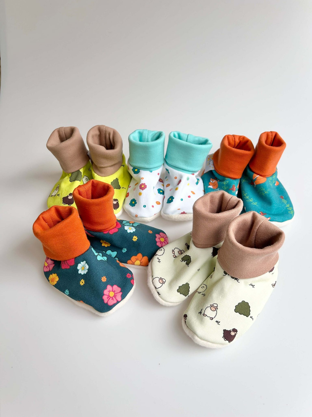 Chaussons 0-6 mois Collection «Rouki et Capucine»