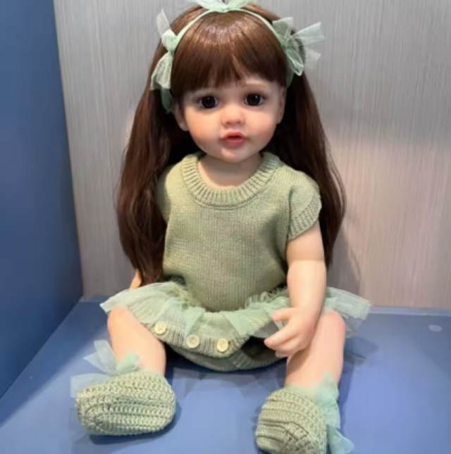 Realistische peuter pop levensecht Betty (55cm) Nieuw. 