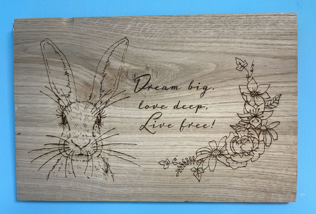 Hazel Hare on Oak