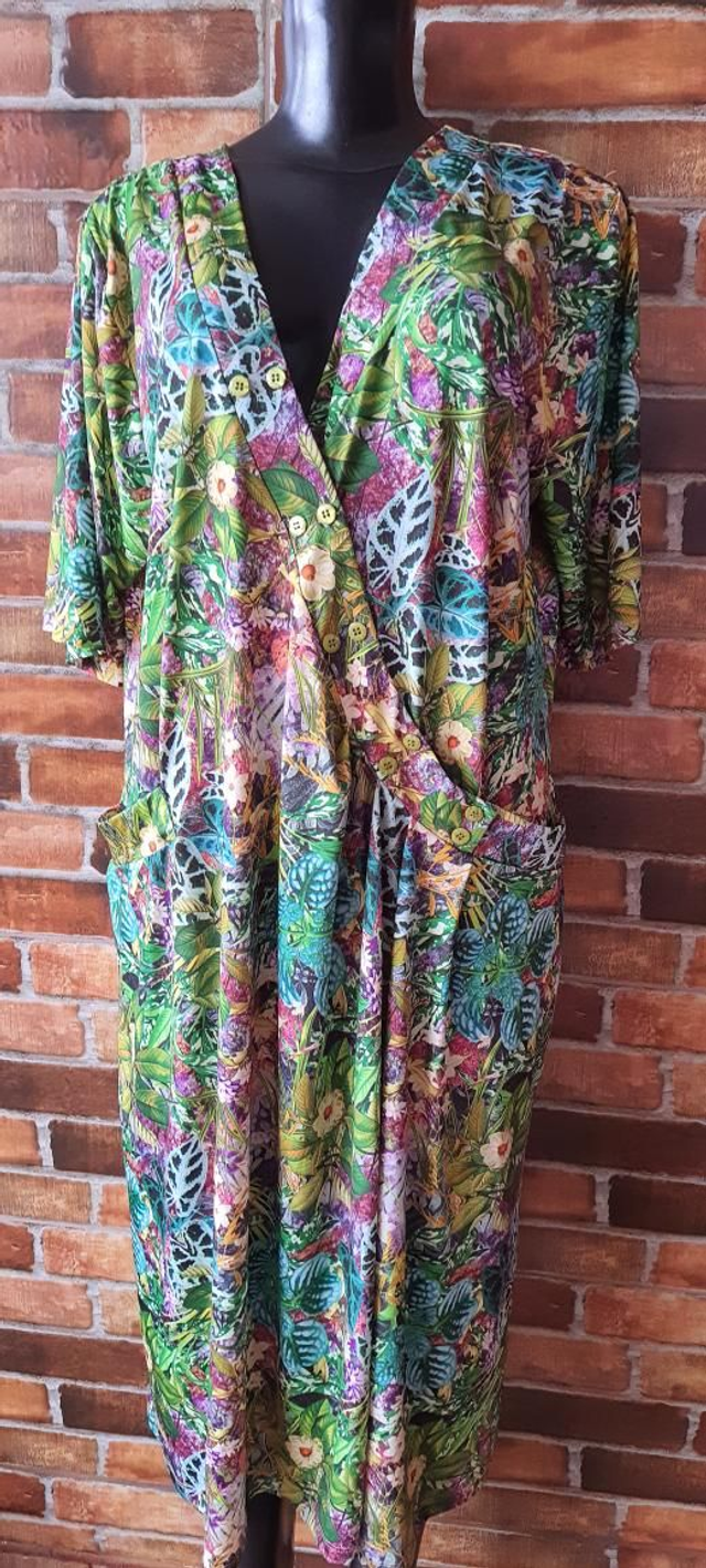 Vestido Estampado Florado T/Gg