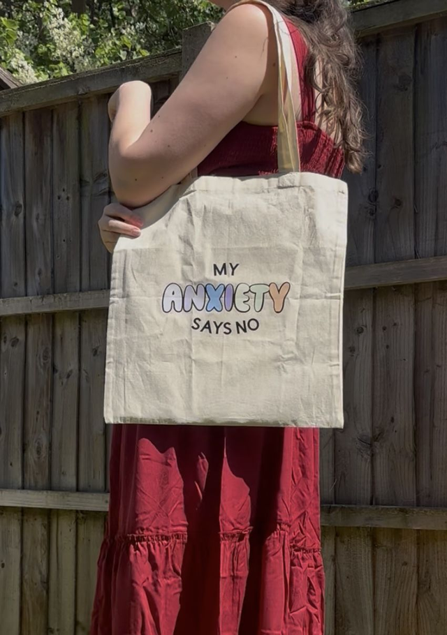 My Anxiety Says No - Tote Bag