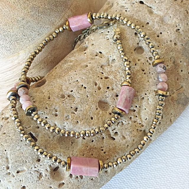 Collier NEIL - Rhodochrosite