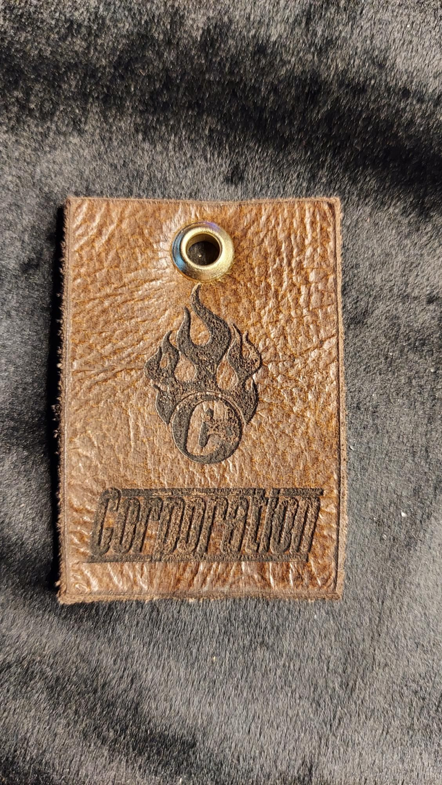 100 / 100 2nd Limited Edition Genuine CORP SOFA Leather Keyring 100 % to Ukraine relief.