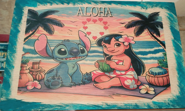 Sublimation sur planche bois 36cm/23,5cm