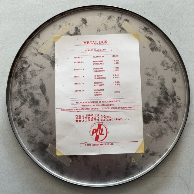 Public Image Ltd Metal Box 1979 Tin Virgin Records Triple Vinyl Album