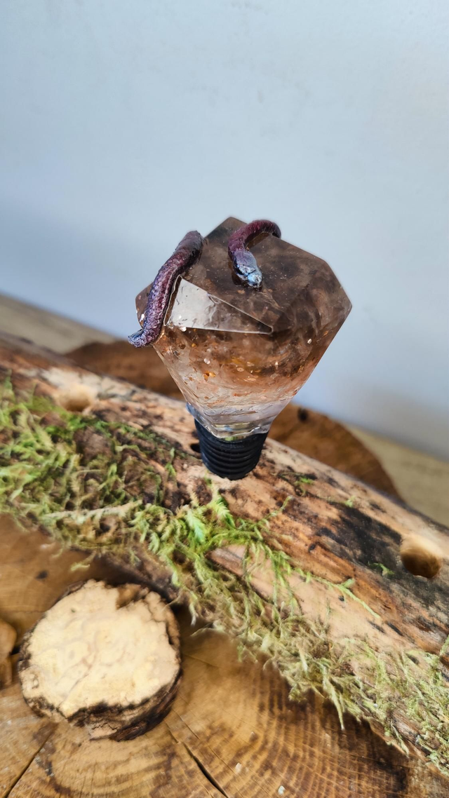 Bouchon de bouteilles réutilisable modèle serpent
