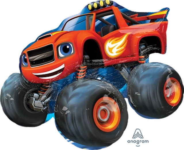 34" SUPER SHAPE BLAZE SHAPE FOIL