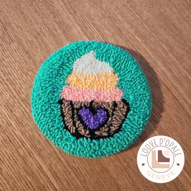 Mug rug - Cupcake