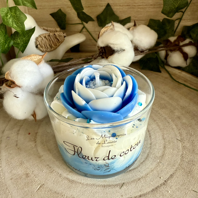 Bougie Fleur de coton 