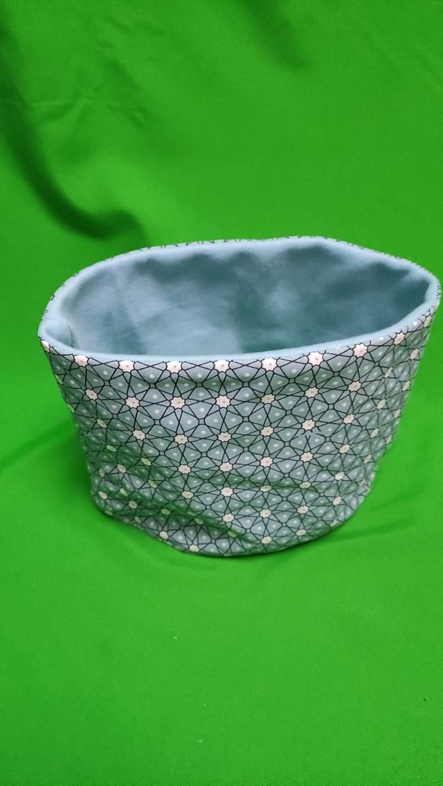 Snood Bleu Formes Géométrique Bleu