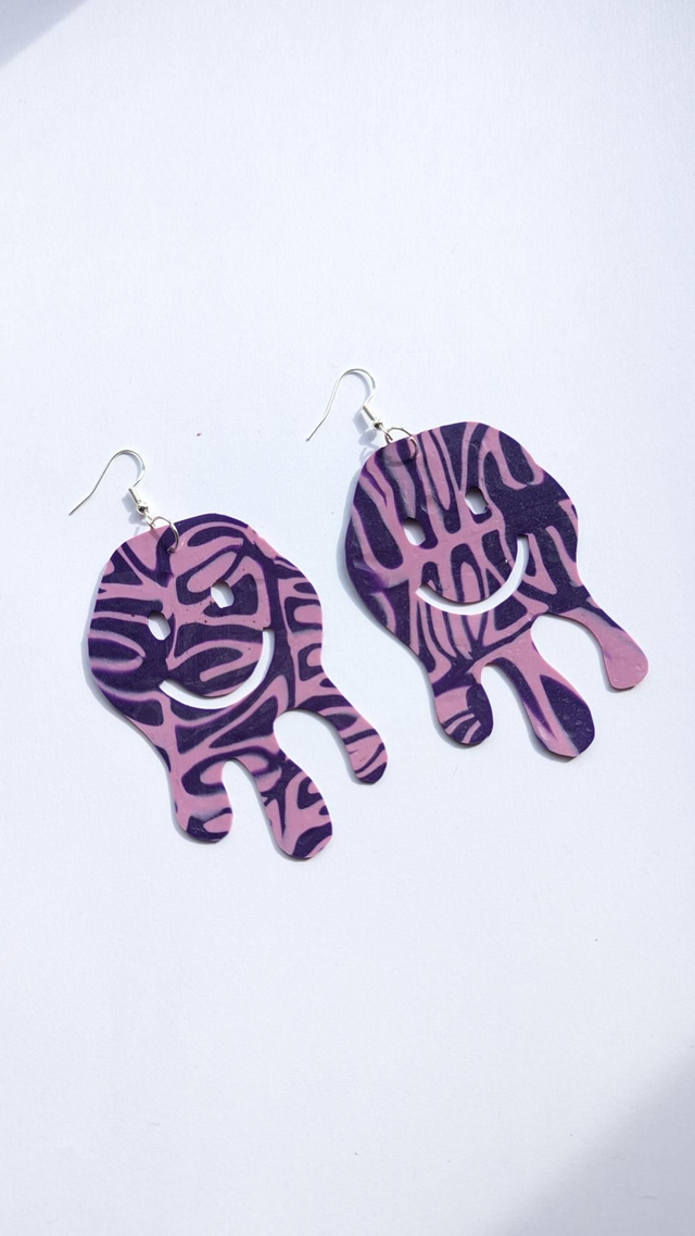 Drippy Smileys - Sample Pink/Purple