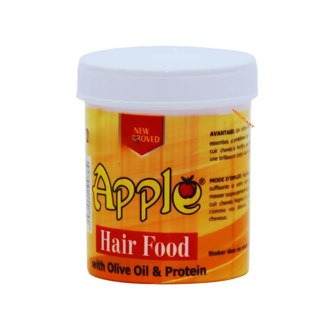 Apple Hair Food/Treatment Cream Olive Oil Menthol Protect Dry Care Scalp 650g 
