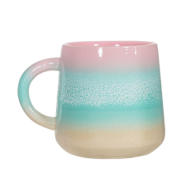 Pastel Ombre Mug Pink &amp; Green