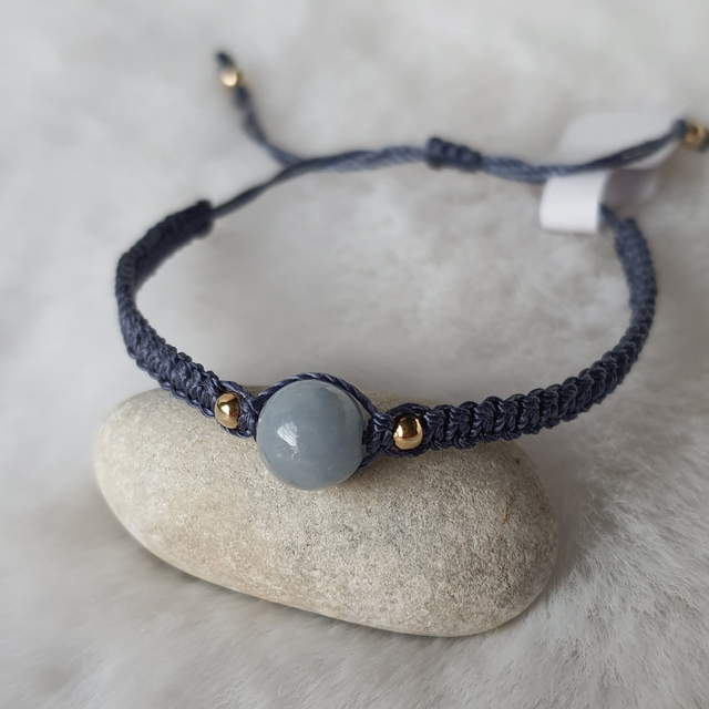 Bracelet Femme 1 pierre "Angélite"